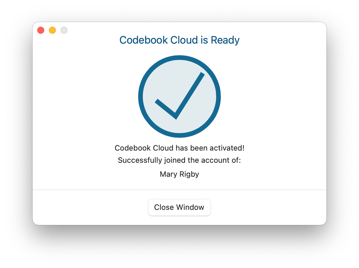 Codebook Cloud is Ready