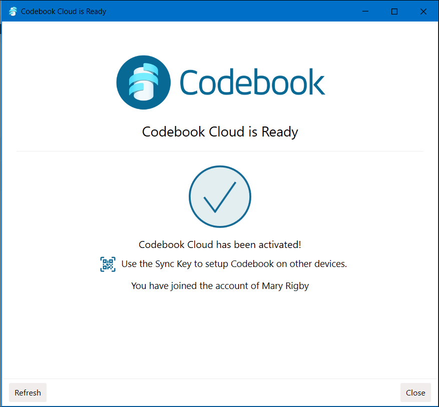 Codebook Cloud is Ready