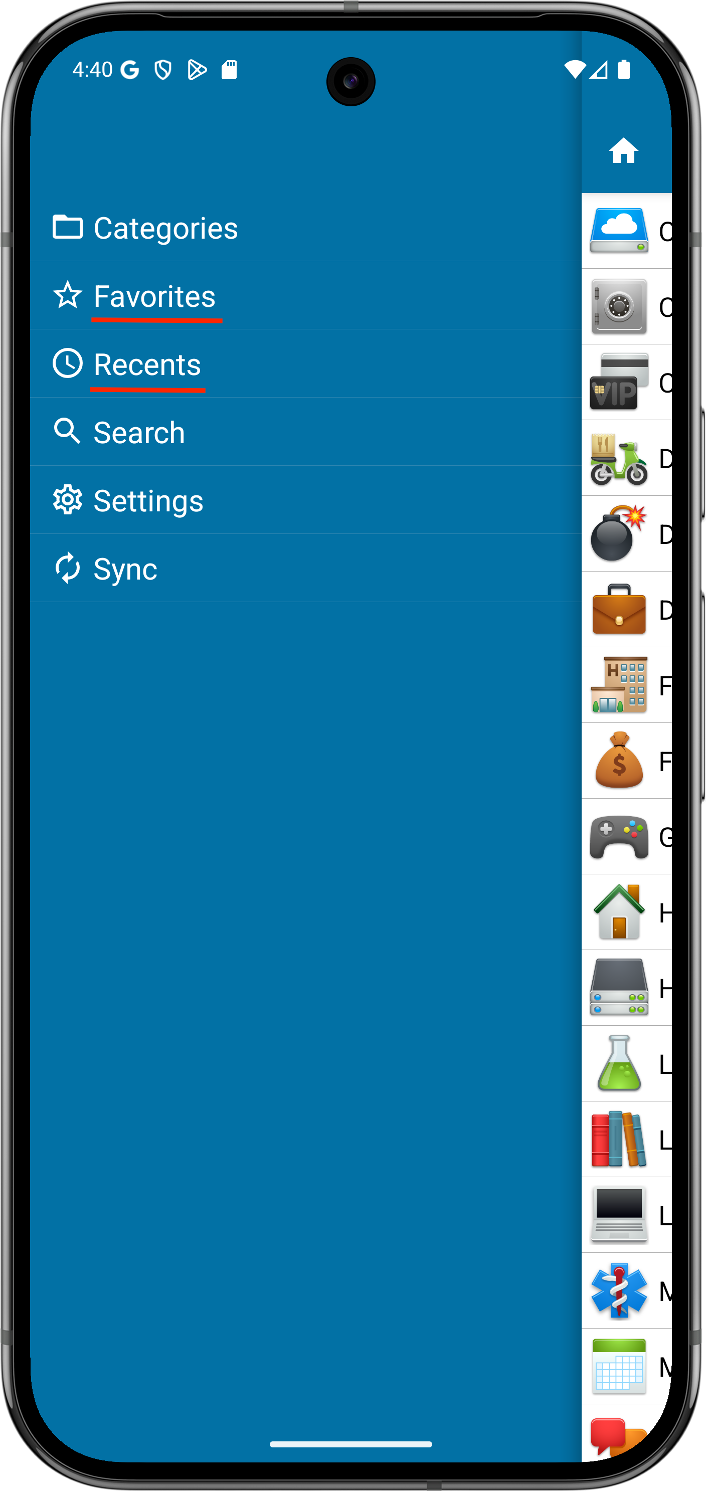 Main Window - Showing View Toolbar Menu