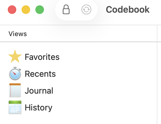 Main Window - Showing View options