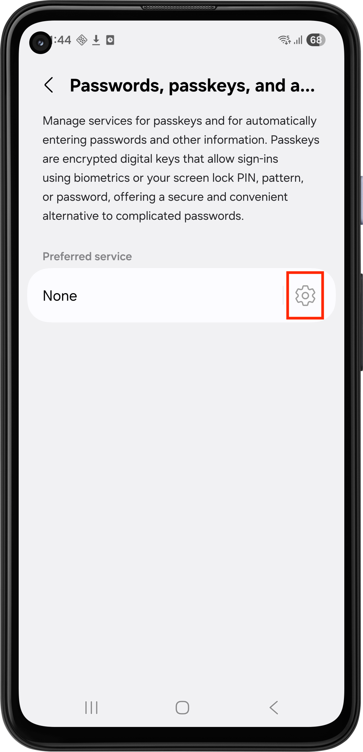 System Settings - Enable Passkeys in System Settings