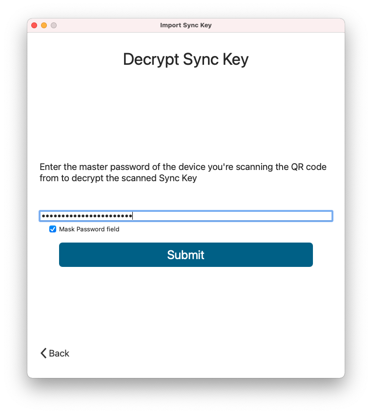 Decrypt Sync Key