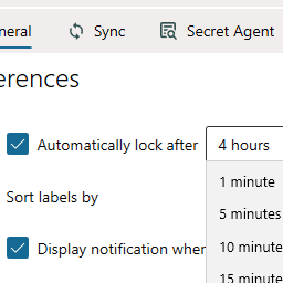 Auto Lock Timer
