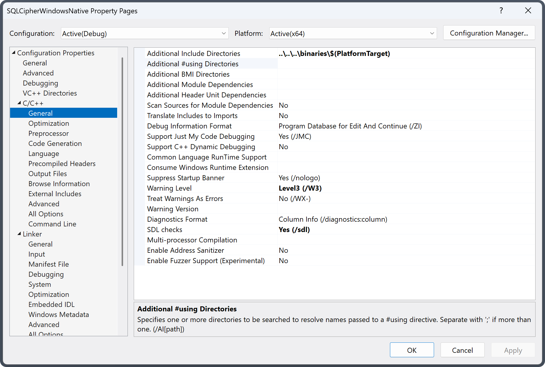 Additional Include Directories